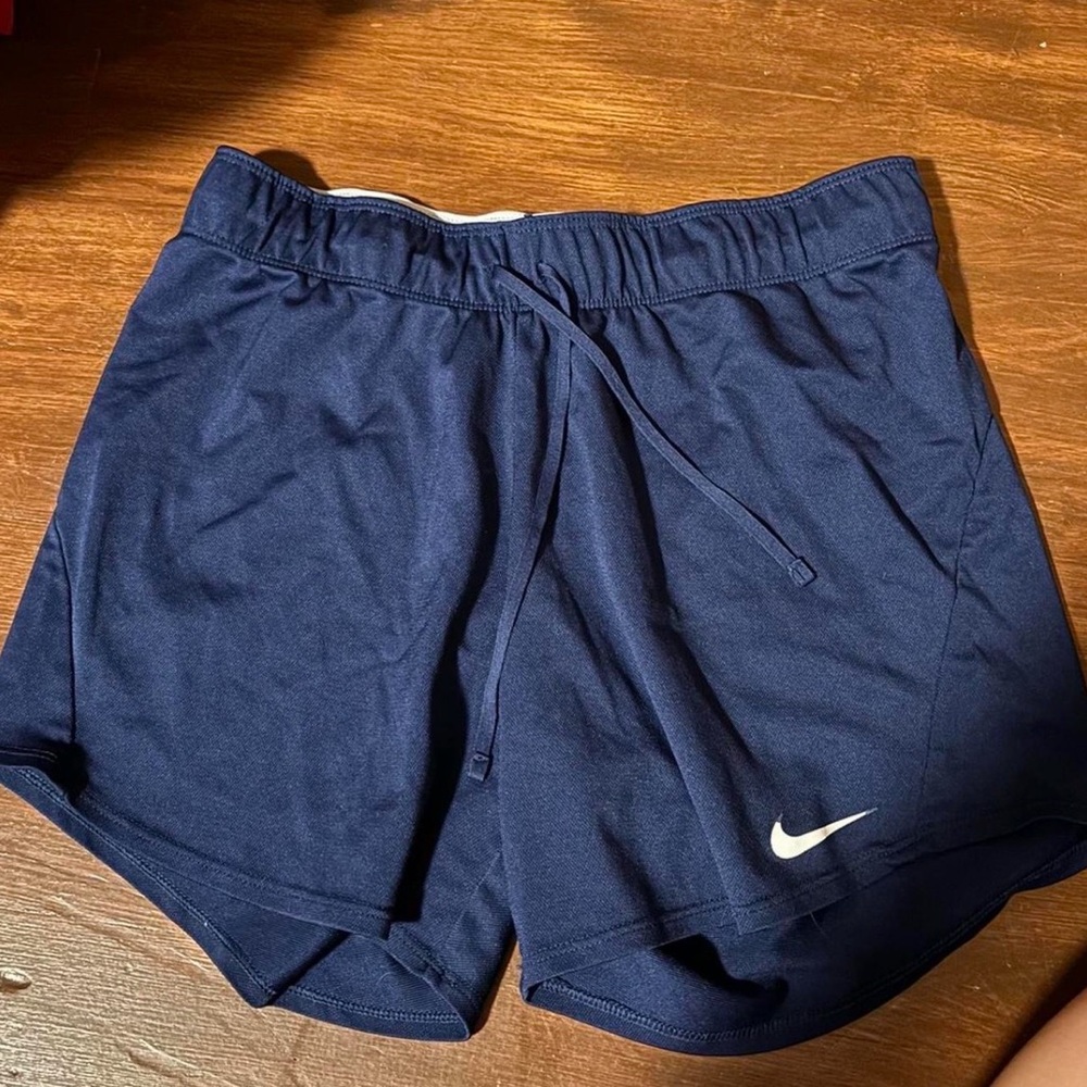 Nike Women's Dark Blue Athletic Shorts